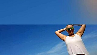 Blonde Mature Milf Shows Big Natural Tits And Pussy Lips In Solo African Amateur Scene