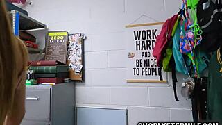 blonde milf mckenzie lee caught stealing pocket pussy at shop and fucks officer to escape