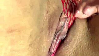 Curvy Brunette Cheating Wife Masturbates Tight Wet Pussy for Lover