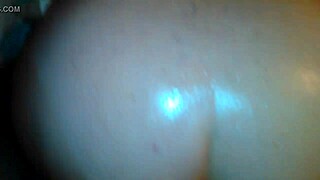 i oiled up my gf's big ass and she rode my monster cock in pov