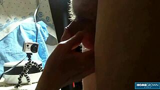 Oh man, check out this busty blonde granny deepthroating a small cock in her casting interview, she's totally craving that cum!