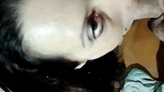 Argentinian Milf Delivers Intense Blowjob with Small Tits and Sexy Toys in Amateur Scene