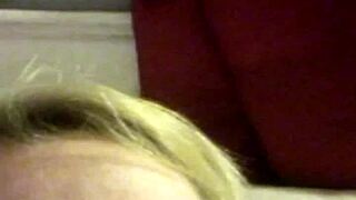 gringa blonde milf starts her day by SHOWING OFF tits and panties in a casual reveal