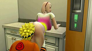 Anal Action! Hinata Porn Cap4 Naruto Talks To Sakura In Kitchen For Fucking Advice And Pounds Her Hard Like Hinata!