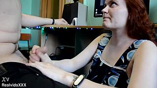 At The End Of The Day Hubby Needs Relief With His Wifes Mouth For Cum In Mouth!