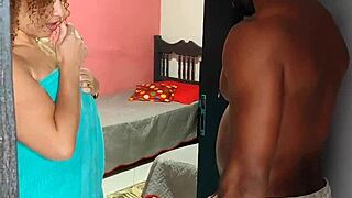 Tarado Neighbor Takes Advantage of Wife's Absence to Fuck Curly Brunette Niece with Huge Cock Licking Wet Tight Pussy in Foreplay