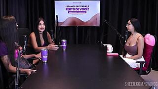 i love watching compilados da renatinha melo cast with tifany rocha and didy reis in part 5 on sheer red