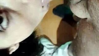 Argentinian Milf Delivers Intense Blowjob with Small Tits and Sexy Toys in Amateur Scene