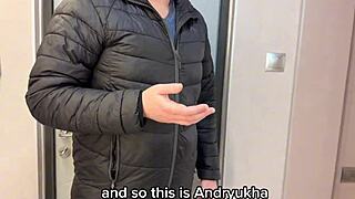 Busty Friend's Mom Seduces with Big Tits Blowjob and Tight Pussy Creampie in Russian Amateur Pov Scene