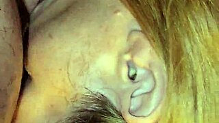 Pregnant Wife's Gaping Pussy Oozes Cum After Creampie