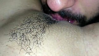 why not dive into licking this stunning swollen clit on a fit amateur milf?