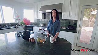 Watch Busty Milf Stepmom Brooke Beretta Ride in Kitchen Taboo Fuck!