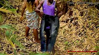 Hey, wanna see this outdoor village hardcore sex under a bamboo tree? I'm pounding that bbw milf queen doggystyle with deepthroat and creampie in her big ass!