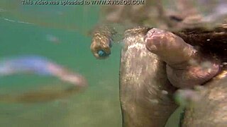 Uncle strips naked on the beach!