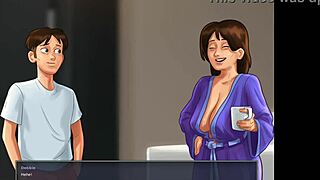 后妈和儿子夏日传奇，在车里口交？