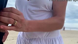 busty stranger milf gives handjob and makes me cum publicly in front of everyone with her big tits