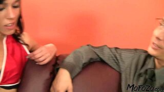 College Student Engages In Rough Deepthroat And Wet Oral Action With Her Professor's Big Cock