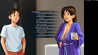 后妈和儿子夏日传奇，在车里口交？