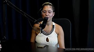 i love these best moments from barbara sol in preliminares podcast with bia hot - part 1 on sheer red