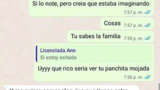 My stepmom sends flirty messages on WhatsApp sparking wild desires