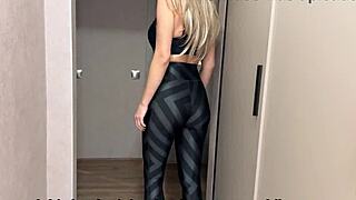 oh man, this russian stepmom is cheating on her husband with stepson, riding his big cock in cowgirl while he's at work.