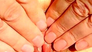 Maturemons Sexy Mature Fingers And Spreads Her Bald Cunt Close Up