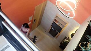 shy brazilian tattooed milf takes first bbc in ass during trailer