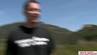 Petite Milf India Summer Bends Over for Outdoor Fuck Session