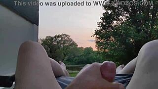 the guy from riverview experiences a solo orgasm session with his big cock in homemade masturbation