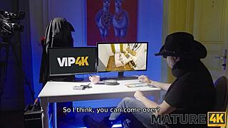 mature4k her cheating obsession, you think this blonde czech wife in stockings can resist the hotel temptation?