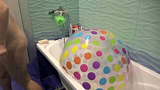 Who Knew Hairy Pussy Milf Squirts On Beach Ball In Shower Fetish Compilation!