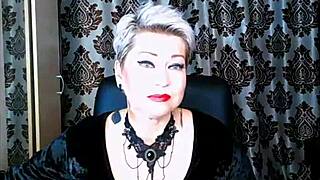 just one of my wife's typical days as a mature webcam whore, ya know, part 4 with solo squirting fun