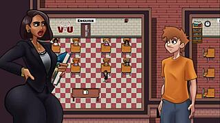 feeling overwhelmed by the monster arrangement in demon deals p 21 focusing on mrs big butt's emotional journey