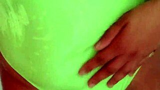 mask up ass up with cute ebony milf big ass and boobs