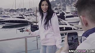 Clea Gaultier said she felt depressed so her stepson invited her to France with raffle tickets. They developed special bond during trip.