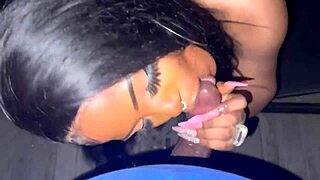 Amateur Latina Milf Gives Wet Blowjob With Cum In Mouth From Full Homemade Video