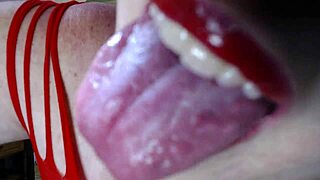 Hey, wanna see this giantess fantasy with me putting a tiny guy in my mouth?