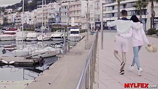 Mylfex - bold trip to france with busty stepmom in lingerie and doggystyle action