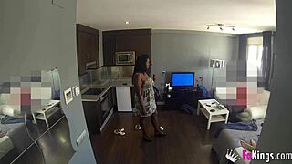 Cuban Assistant Lisa Black Delivers Full Service to Jordi with Blowjob and Doggystyle Fucking