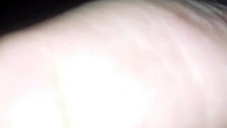 Amateur couple starts in missionary position then switches to standing doggystyle action.