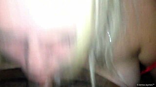 I see Jenna Jaymes deepthroat big black cock while face sitting in curvy blonde milf interracial action