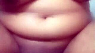 indian village girl spreads shaved wet pussy for solo masturbation close-up. she licks fingers and moans in country ranch setting for hardcore fun.