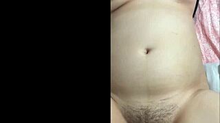 Pregnant stepsister shares bed with me and we end up fucking hard