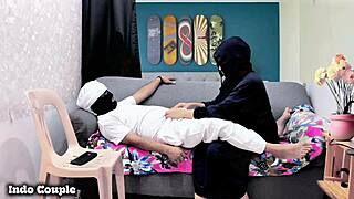 Arabic teacher, are you ready to teach this fast-learning muslim student girl some perfect lessons?