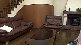 mature asian lady gets a creampie then rides a hard dick and his face