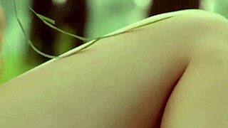 Petite redhead Latvian MILF strips nude outdoors - oh my!