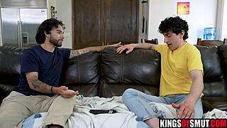 Best friend offered him his stepmom for hardcore fucking and pussy licking - oh my god, that redhead milf is wild!