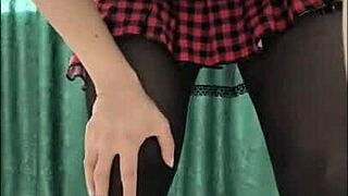 40-Year-Old Mature Student Flashes Exotic Vagina And Big Natural Tits In Lingerie For Her Naughty Dirty Teacher In Homemade Video