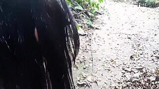 Intriguing contrast as bianca touches her big pussy then a fan appears for cunnilingus