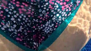 catching huge ass stranger at pool for rough cock pounding in wet pussy